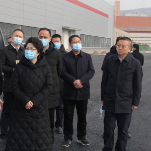 市委書記張永霞一行來公司新廠區(qū)調(diào)研